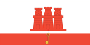 Gibraltar City Flag