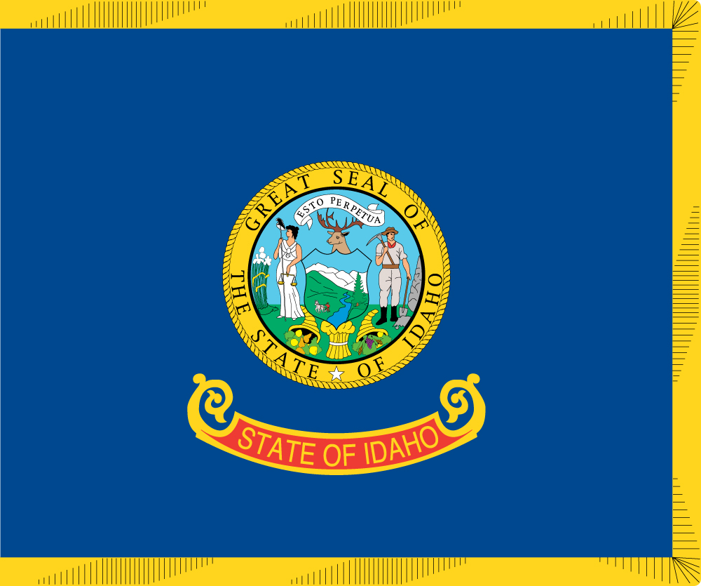 Idahoan Flag (Flag of Idaho) US State US State