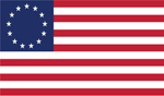 Betsy Ross 13 Star US Flag