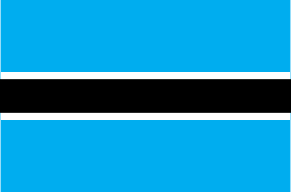 Botswana Flag (Flag of Botswana)