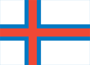 Denmark Fahroe Islands Flag