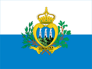 San Marino State Flag