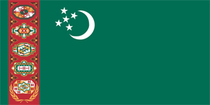 Turkmenistan Flag