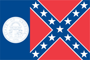 Georgia Flag 1956 - 2001
