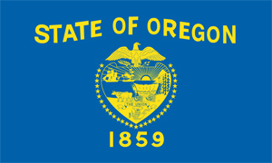 Oregon Flag: Obverse