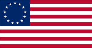 Historical USA Betsy Ross Flag